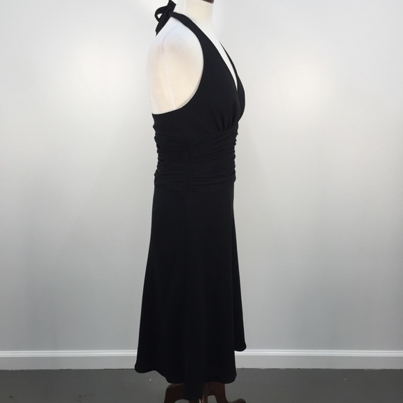 NWT Jones New York Black Halter Cocktail Dress - Picture 4 of 10